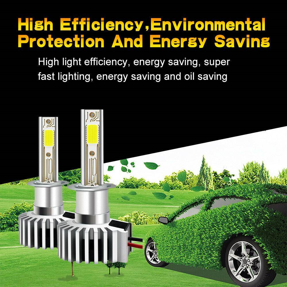 H1 COB LED Headlight Conversion Kit 1840W 276000LM Bulb High Low Beam 6000K