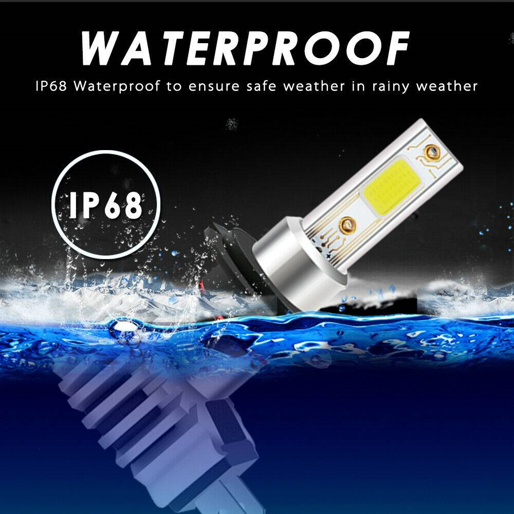 1500W 225000LM CREE LED Headlight Kit H7 6000K White High Power Bulbs One Pair