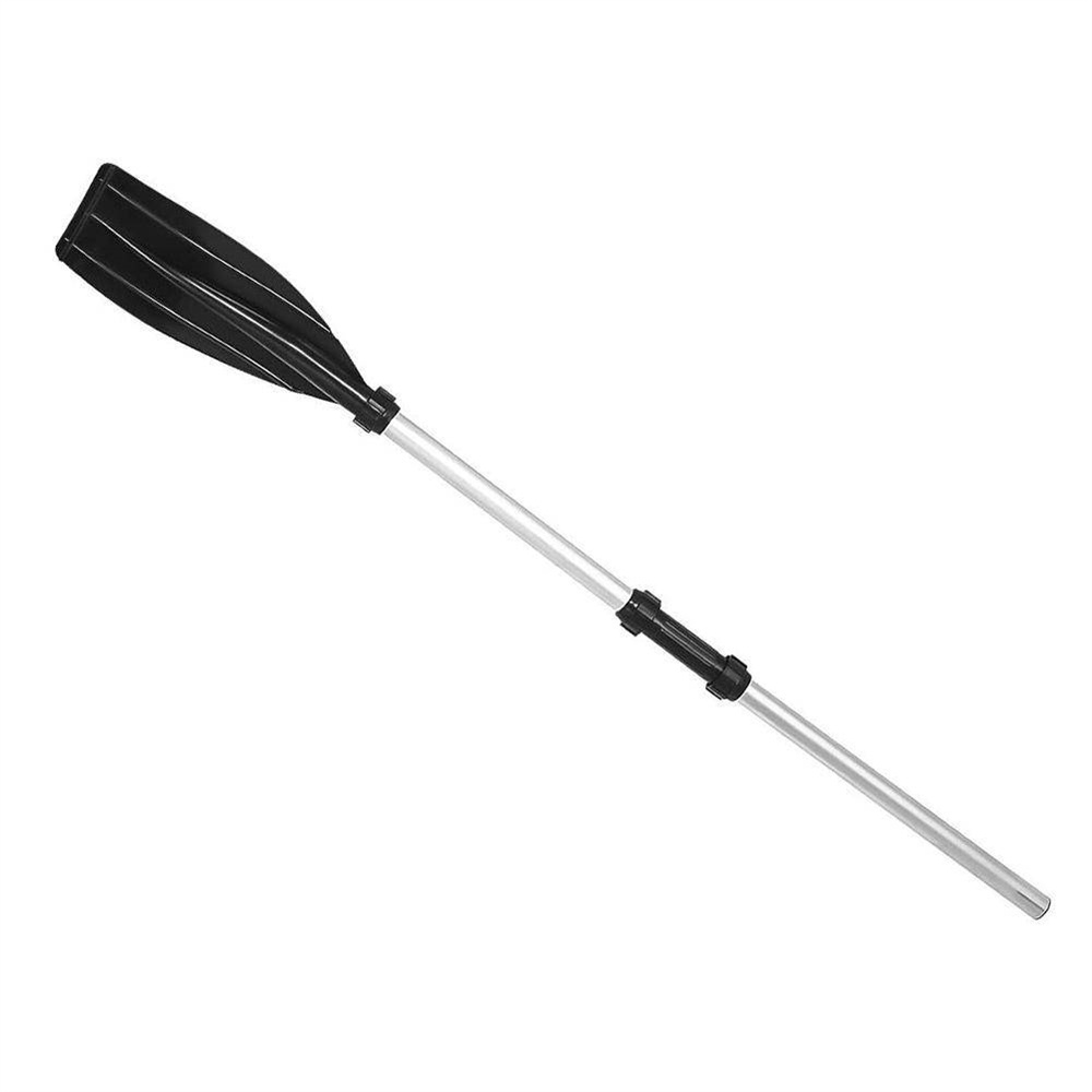 2x Aluminium Alloy Detachable Lightweight Ribbed Blade Kayak Paddles Boat Oars