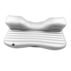 Car Inflatable Bed Back Seat Mattress Airbed for Rest Sleep Travel Silver Gray