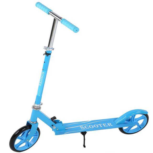 Adult Children Foldable Scooter Adjustable Height Heavy Construction Scooter