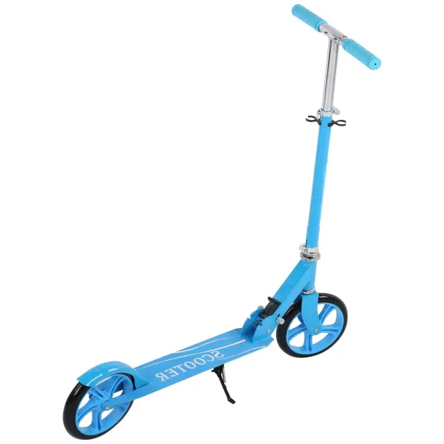 Adult Children Foldable Scooter Adjustable Height Heavy Construction Scooter
