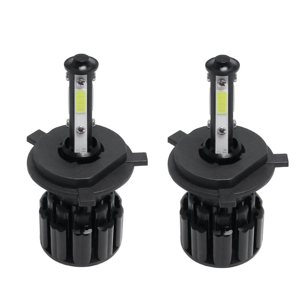 2xH4 LED Headlight Bulbs High/Low Beam Conversion Kit White 6500K 2400W 16000LM