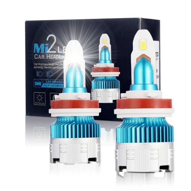 H11 LED Headlight Bulbs Conversion Kit High Low Beam Headlamp 6500K Cool White