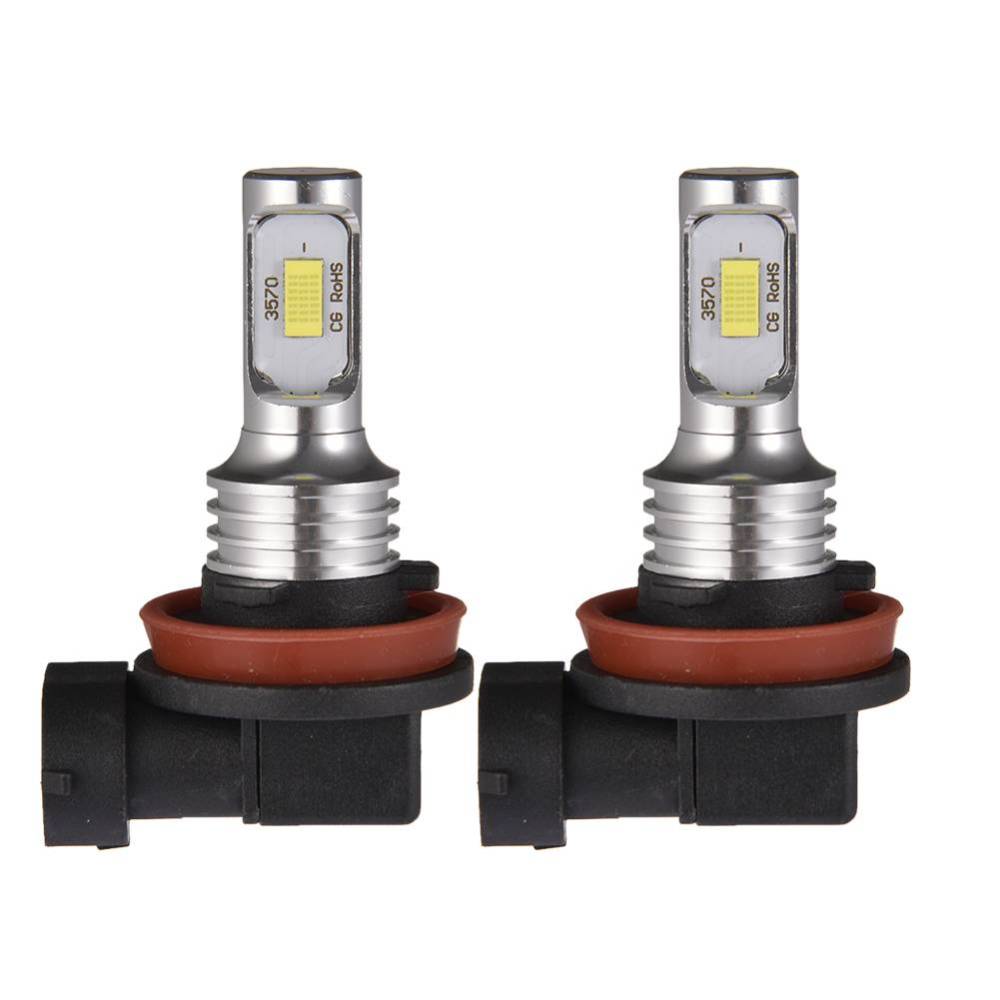 2X LED Headlight Low Beam Replace H11 Bulbs Cool White 6000K Fog Light