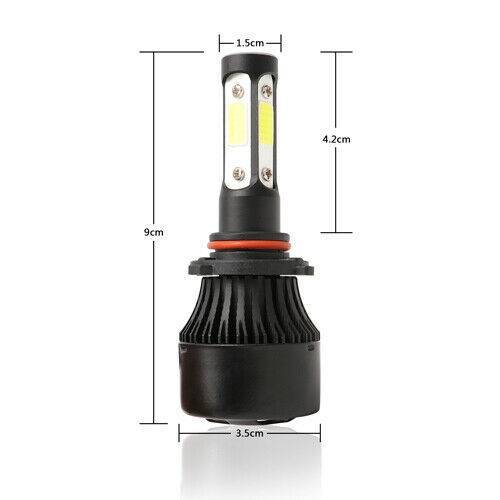 9005 LED Headlight Bulbs Conversion Kit High Low Beam HB3 FOG Light White 6500K