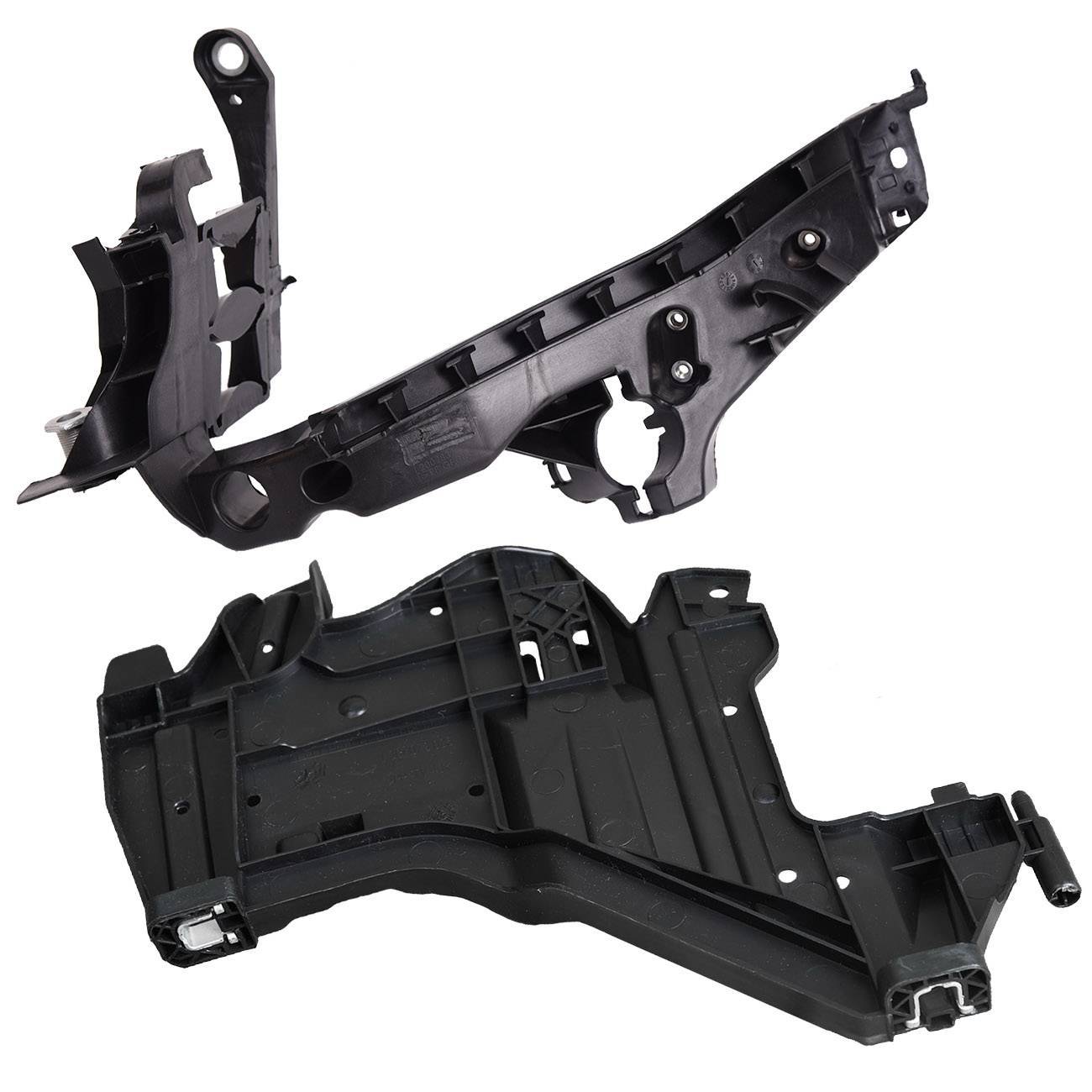 2PCS FOR Audi A4 S4 08-12 Front Drive Side Headlight Mount Support Plate Bracket