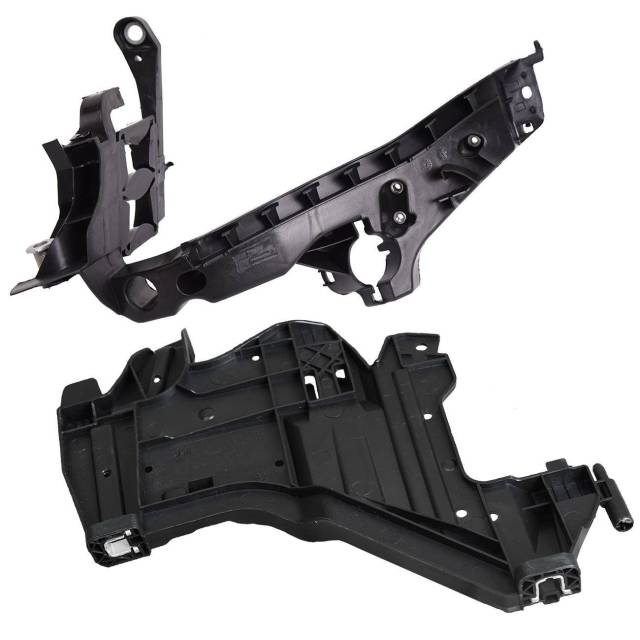 2PCS FOR Audi A4 S4 08-12 Front Drive Side Headlight Mount Support Plate Bracket