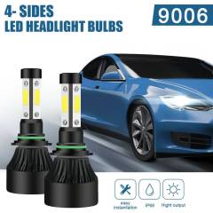 9006 LED Headlight Bulbs Kits HB4 Fog Light High Low Beam 6500K 2400W 360000LM