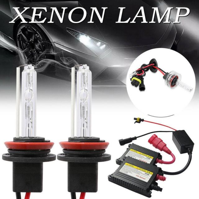 2x HID Xenon lamp kit Headlight bulb Ballast fog H1 H11 9005 9006 H7 9004 9007