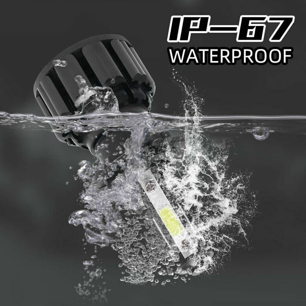 4-Sides H7 LED Headlight high low Fog Light Kits High Power Bulbs 6500K Canbus