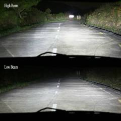 2PCS 9004 LED Headlight Bulb Conversion Kit High+Low Beam 6000K