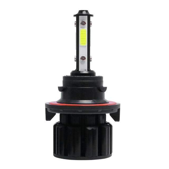 4PCS 4-sided H13 LED Headlight Bulb High Beam 6000K White
