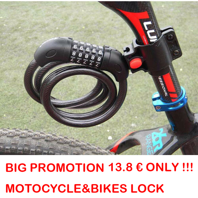 ONLY 13.8 € bikes&amp;motocycle lock  FREESHIPPING IN GERMANY