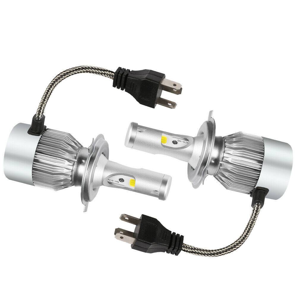 4PCS H4/9003 CREE LED Headlight Conversion Kit High/Low Beam 6000K Light Bulbs