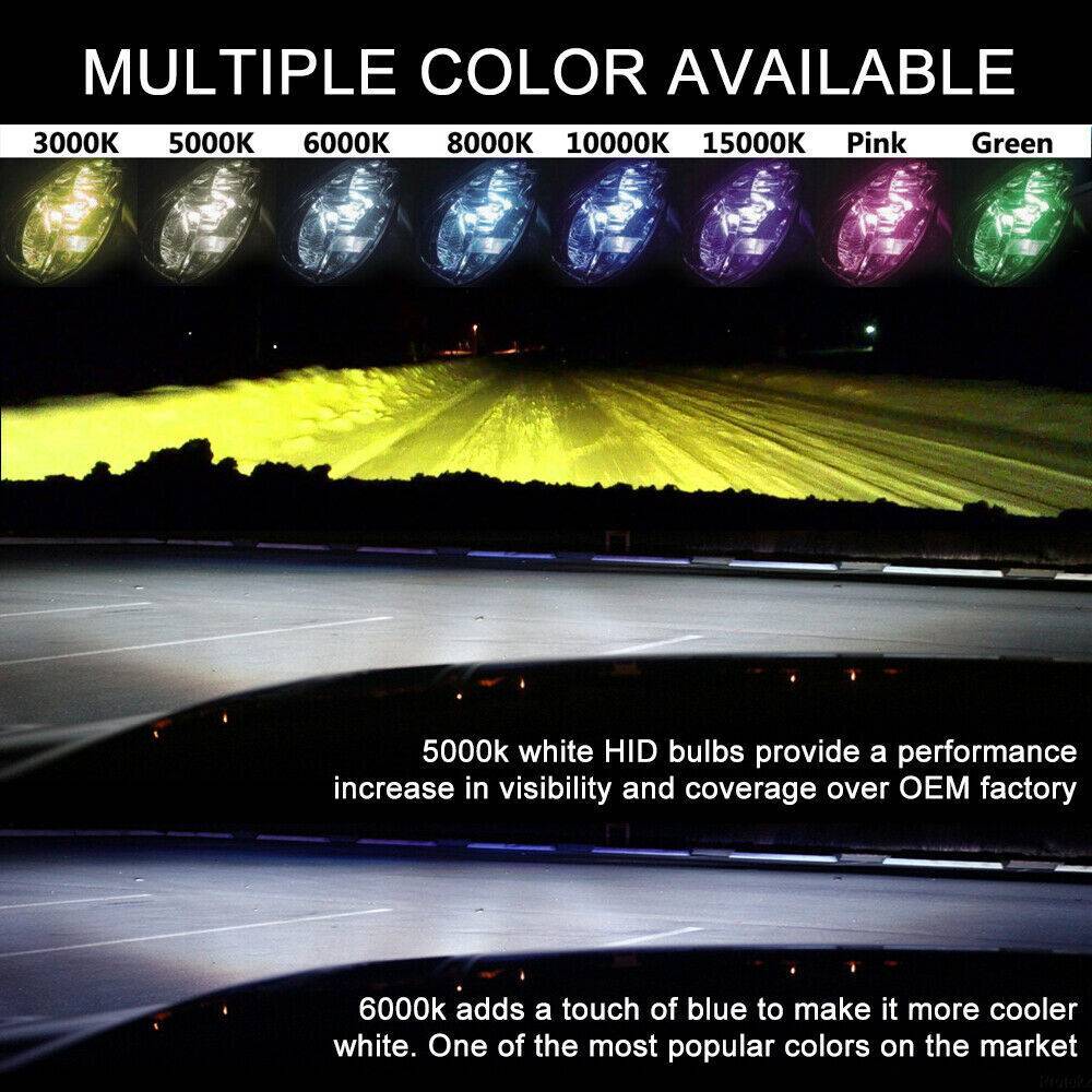 2pcs H1 HID Xenon Lamp Kit Headlight Conversion Fog Light 8000K