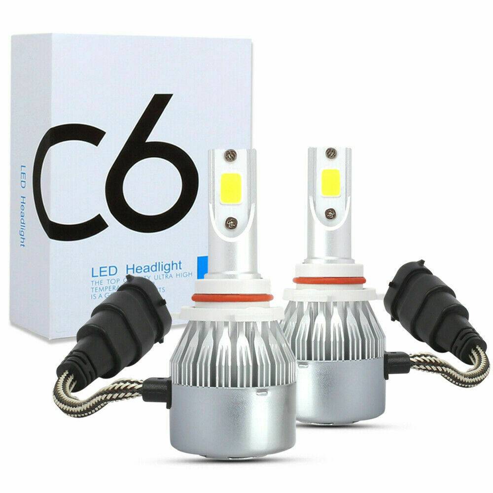 4pcs 9006 HB4 LED Headlight Bulbs Conversion Kit Lamp 6000K
