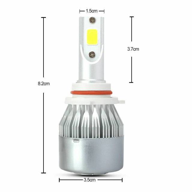 4pcs 9006 HB4 LED Headlight Bulbs Conversion Kit Lamp 6000K