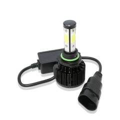 4PCS 4-side Luminous COB LED Low Beam/fog Light Kit 9006 6000K Bulb