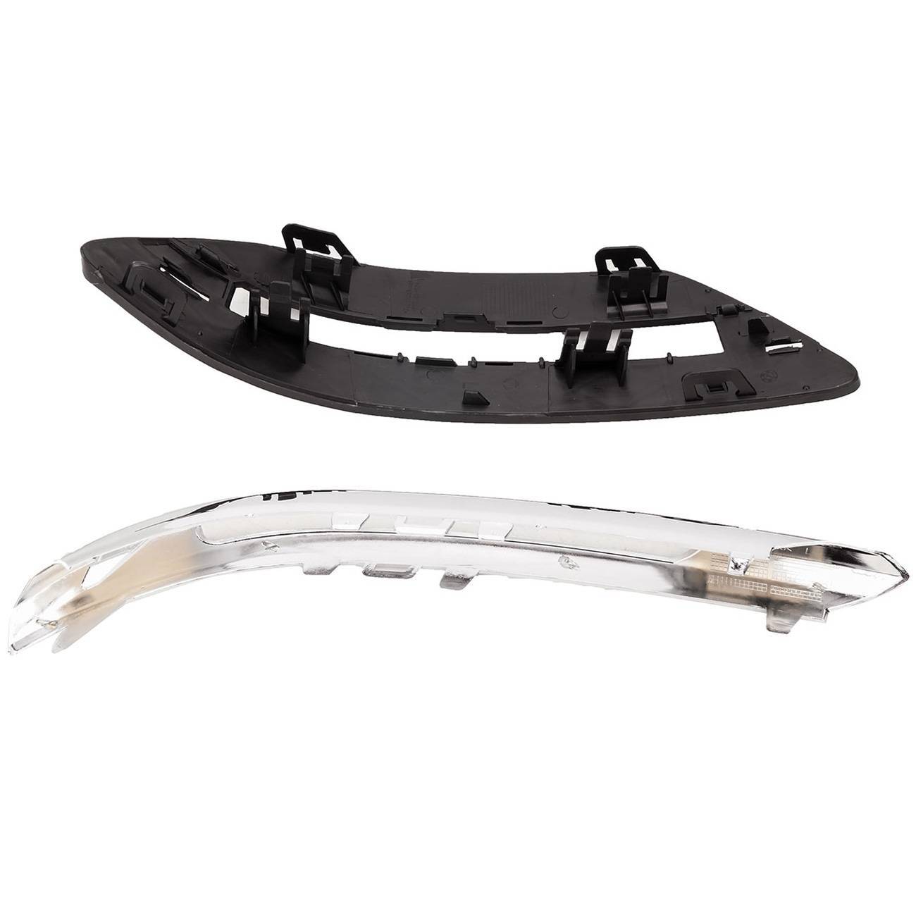 2X Daytime Running Light Insert Bezel Grille Front for Mercedes W204 2048803224
