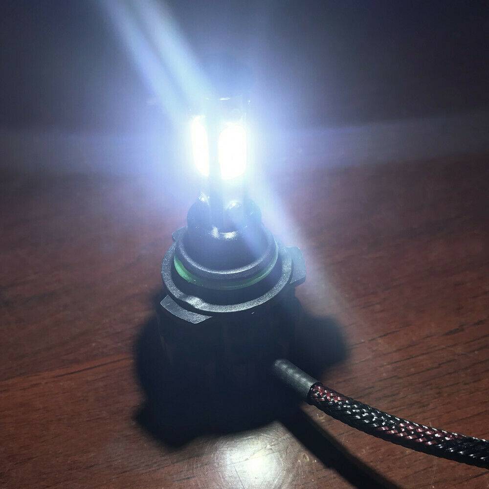 4PCS 4-sided H13 COB LED Headlight Kit Hi/Lo Beam Bulb White 6000K