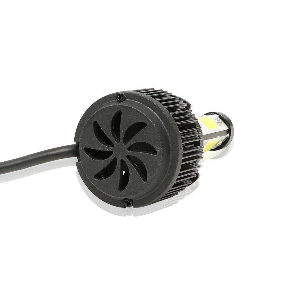 4PCS 4-side Luminous COB LED Low Beam/fog Light Kit 9006 6000K Bulb
