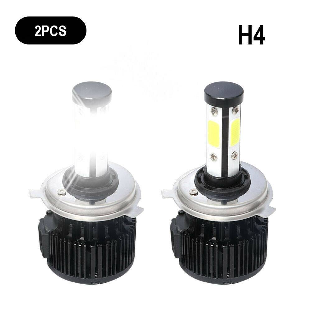 4PCS H4 LED Headlight Bulb Kit Canbus High Beam 6000K