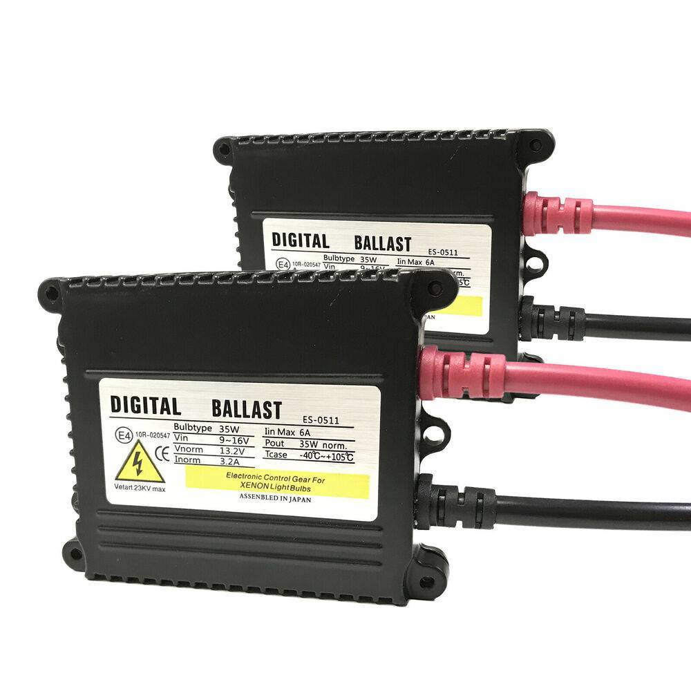 2 x HID Automotive DC Ballast Xenon Kit 12V 35W Replaces Slim Digital Lamps