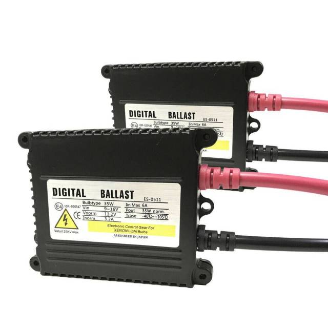 2 x HID Automotive DC Ballast Xenon Kit 12V 35W Replaces Slim Digital Lamps
