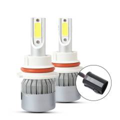 2PCS 9004 LED Headlight Bulb Conversion Kit High+Low Beam 6000K
