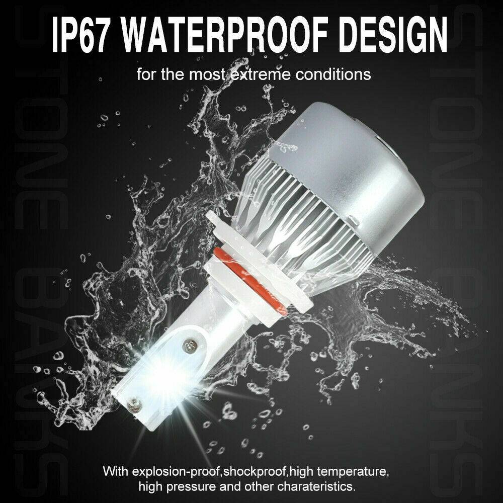 4pcs 9006 HB4 LED Headlight Bulbs Conversion Kit Lamp 6000K
