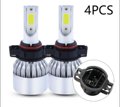 4PCS 5202 LED Fog Light Bulbs 6000K Xenon White High Power