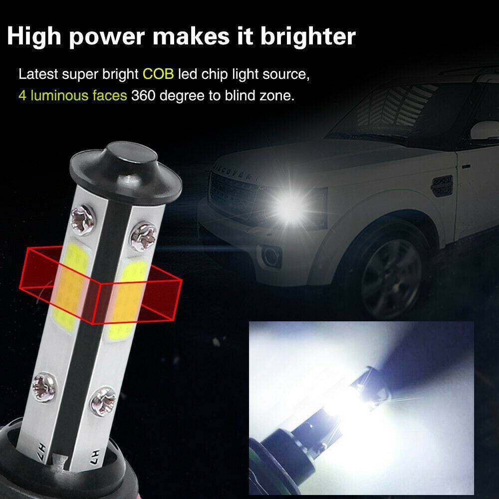 4X 9006/HB4 LED Headlight Bulbs Low Beam Super Bright White Conversion Kits 6K