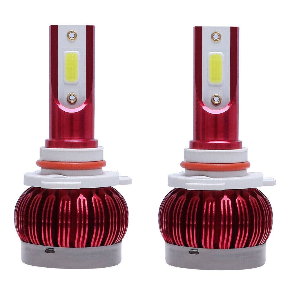 4x 9005 9006 Combo LED Headlight Kit Hi/Lo Beam Bulbs 3000K Super Yellow Light