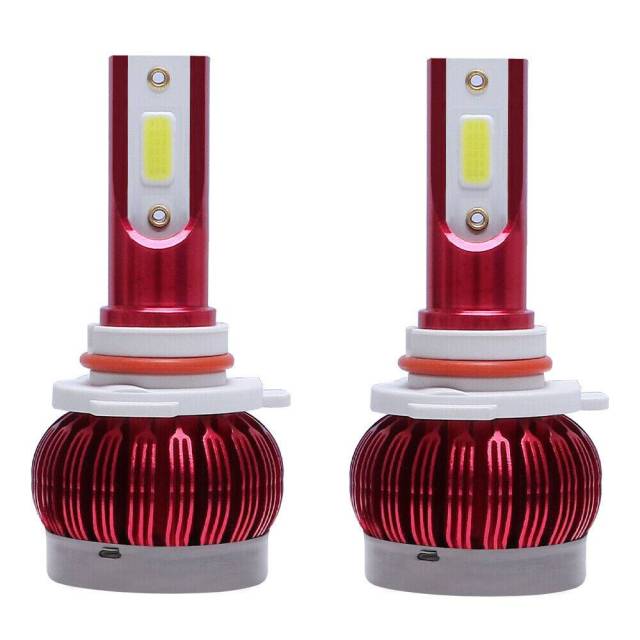 4x 9005 9006 Combo LED Headlight Kit Hi/Lo Beam Bulbs 3000K Super Yellow Light