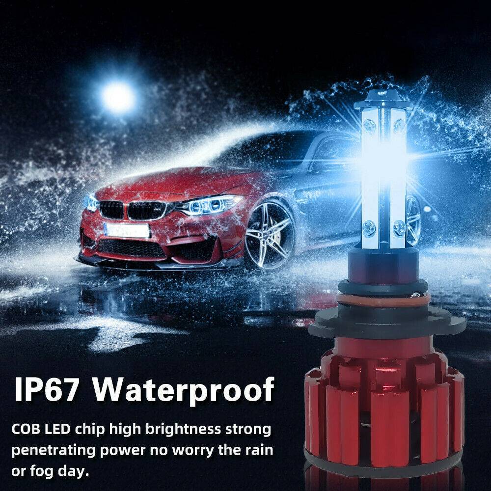 6PCS 9005 9006 H11 LED Combo Headlight Fog Light Kit High Low Beam Bulb 8000K