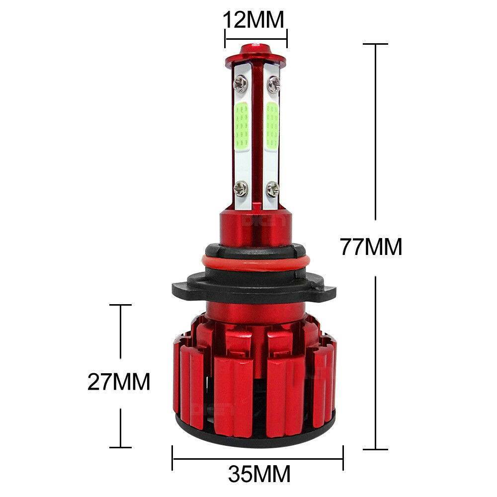 6PCS 9005 9006 H11 LED Combo Headlight Fog Light Kit High Low Beam Bulb 8000K