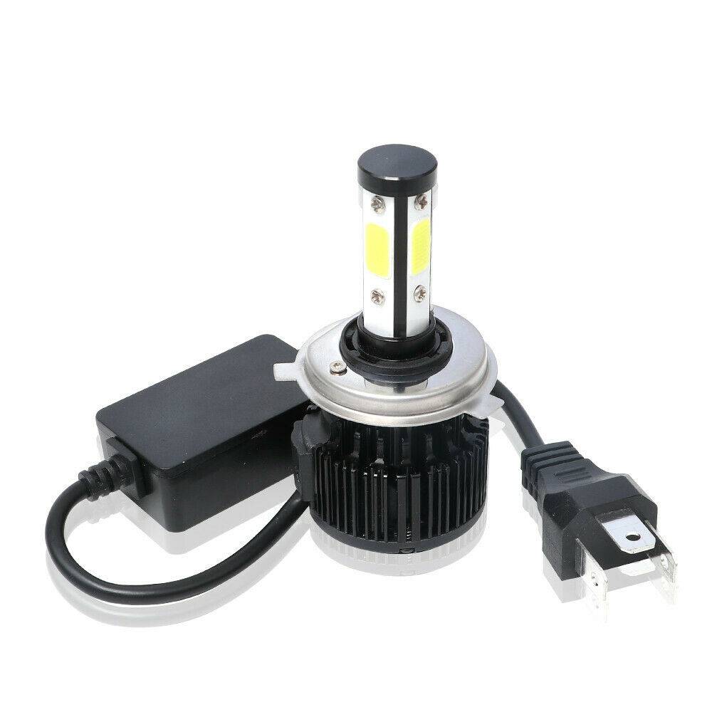 4PCS H4 LED Headlight Bulb Kit Canbus High Beam 6000K