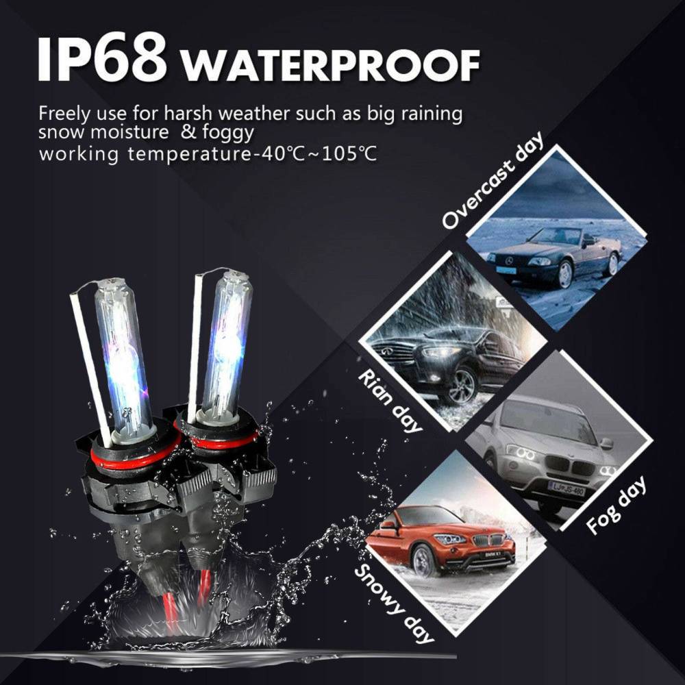 2pcs H1 HID Xenon Lamp Kit Headlight Conversion Fog Light 8000K