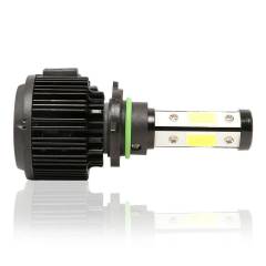 4PCS 4-side Luminous COB LED Low Beam/fog Light Kit 9006 6000K Bulb