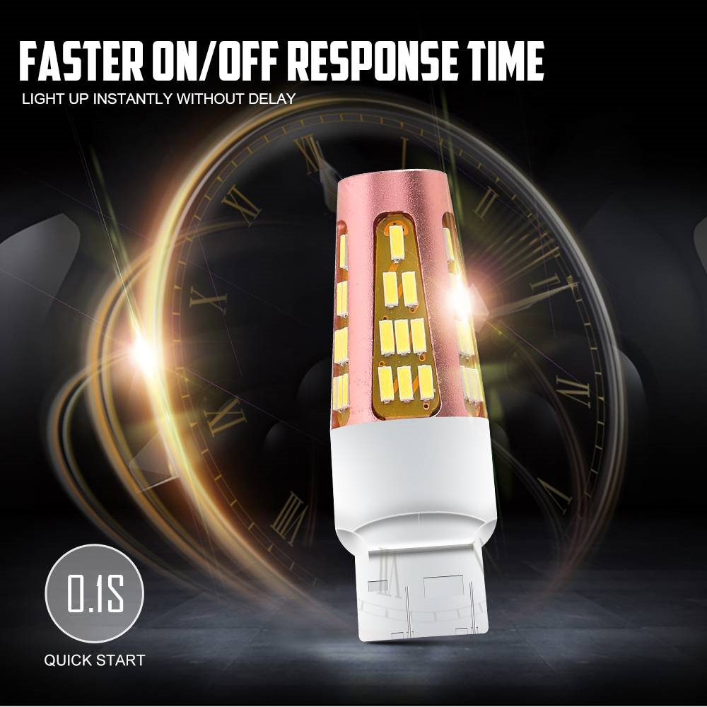 2PCS 7443 LED bulb replacement bulbs LED Reverse Light Turn Signal DRL