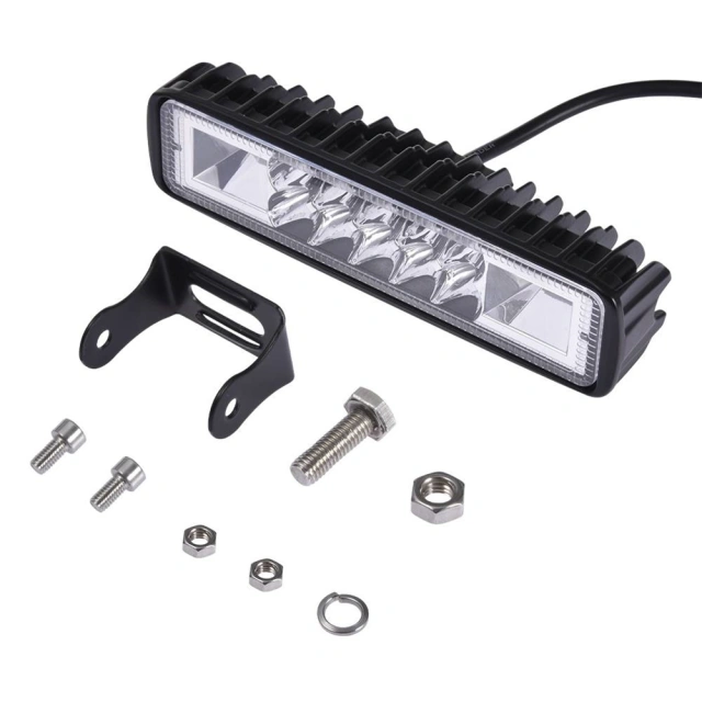 18W LED Word Car Light LED Work Light Floodlight Offroad Headlight US