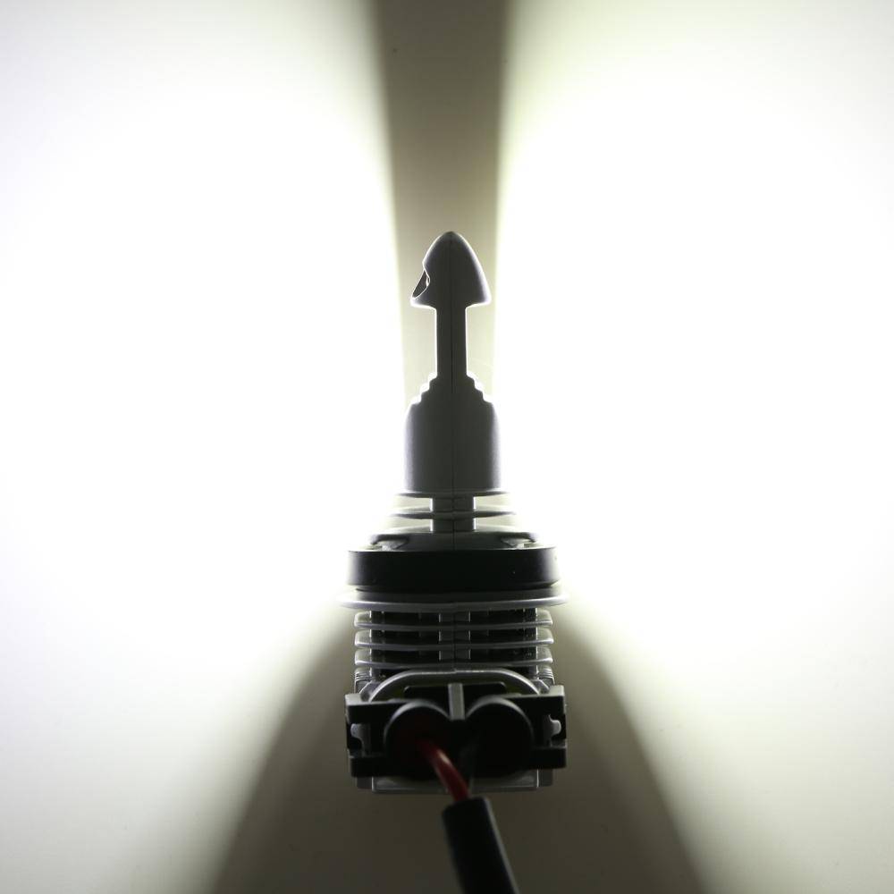 2Pcs H11/H8/H9 LED Headlight Bulbs High Beam Conversion Kit 6000K Bright White