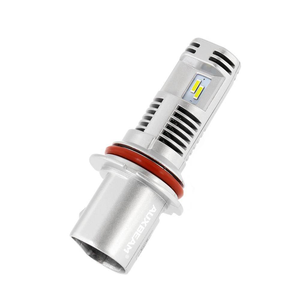 2Pcs 9007 LED Headlight Bulbs High Beam Conversion Kit 6000K Bright White