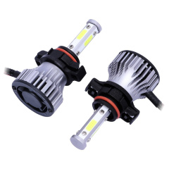 2pcs 4 Side 5202 Led Headlight Bulbs Conversion Kit LED Singel Beam White
