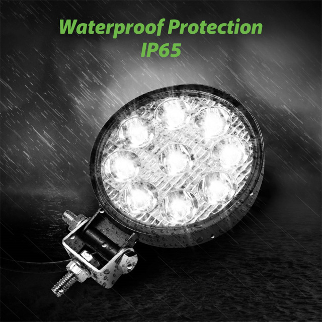 27W Work Light Waterproof and Dust-proof Work Lamp for Bicycle Truck