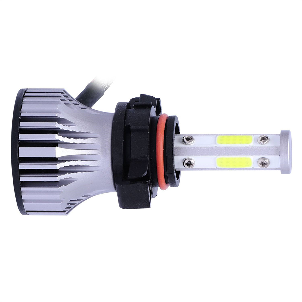 2pcs 4 Side 5202 Led Headlight Bulbs Conversion Kit LED Singel Beam White
