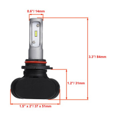 2pcs 9005 CSP LED Headlight Conversion Kit LED Headlight Bulbs Kit Cool White
