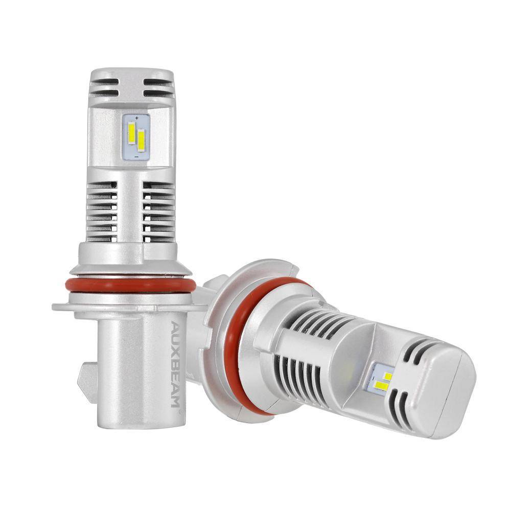 2Pcs 9007 LED Headlight Bulbs High Beam Conversion Kit 6000K Bright White