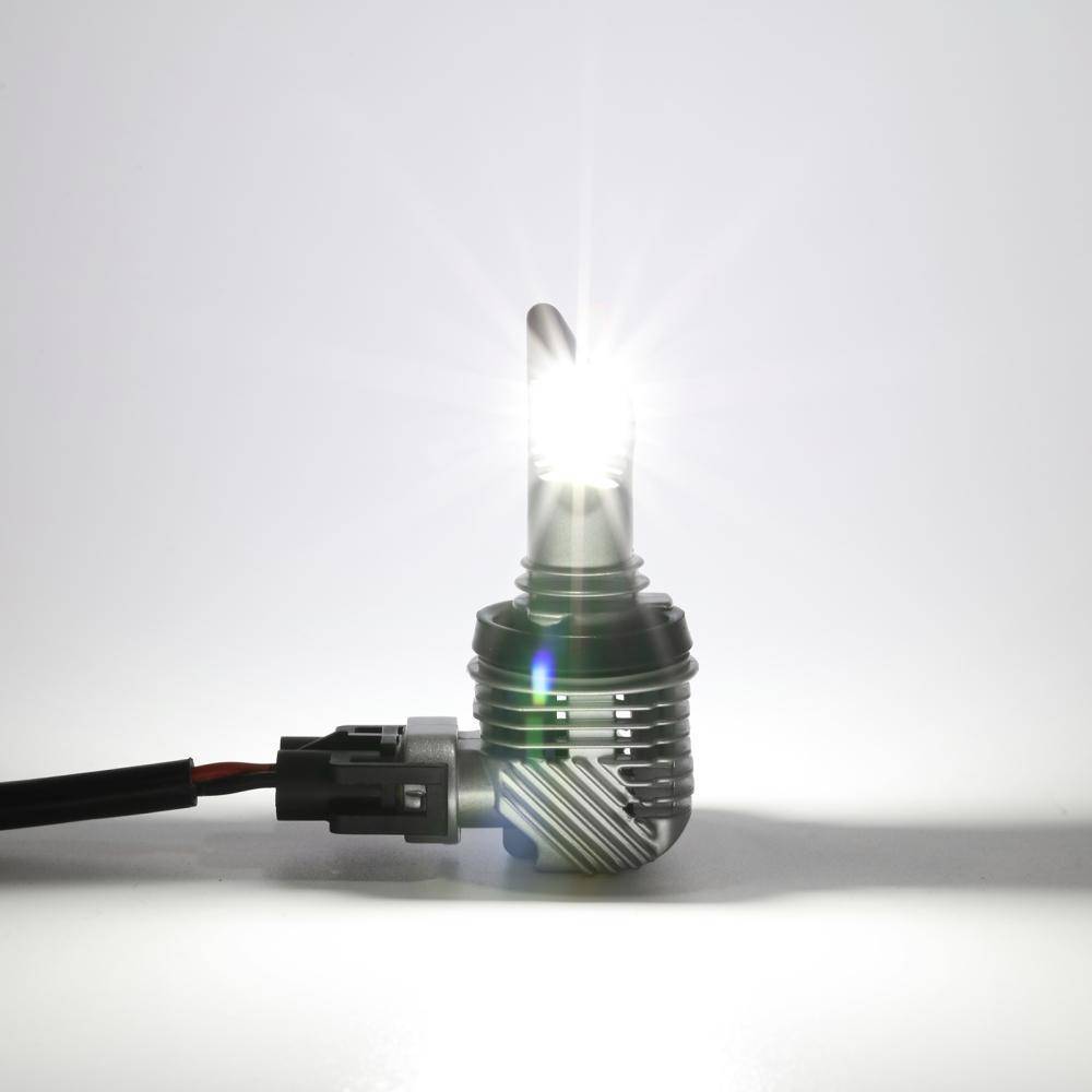 2Pcs H11/H8/H9 LED Headlight Bulbs High Beam Conversion Kit 6000K Bright White